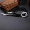 Silver-Vintage-Onyx-Bolo-Tie