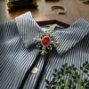 Blood Red Earl Bolo Tie-4