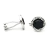 Blue Star Crystal Silver Cufflinks-8