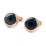 Deep Ocean Eye Enamel Cufflinks