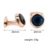 Deep Ocean Eye Enamel Cufflinks-3