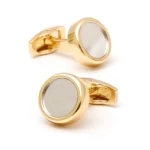 Gold Mirror Blank Cufflinks