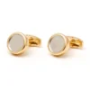 Gold Mirror Blank Cufflinks-4