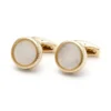 Gold Mother of Pearl Cufflinks-5