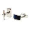 Luxury Blue Cymophanite Cufflinks-4