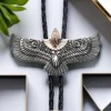 Metal Eagle Bolo Tie-2