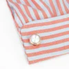 Rose Gold Round Mirror Cufflinks-1