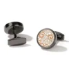 Round Cloudy Gray Cufflinks-4