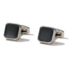 Square Black onyx Cufflinks-8