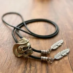 Western Cowboy Skull Bolo Tie