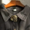 Western Cowboy Skull Bolo Tie-3