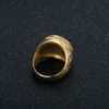 Crown Wheat Signet Ring for Men-3